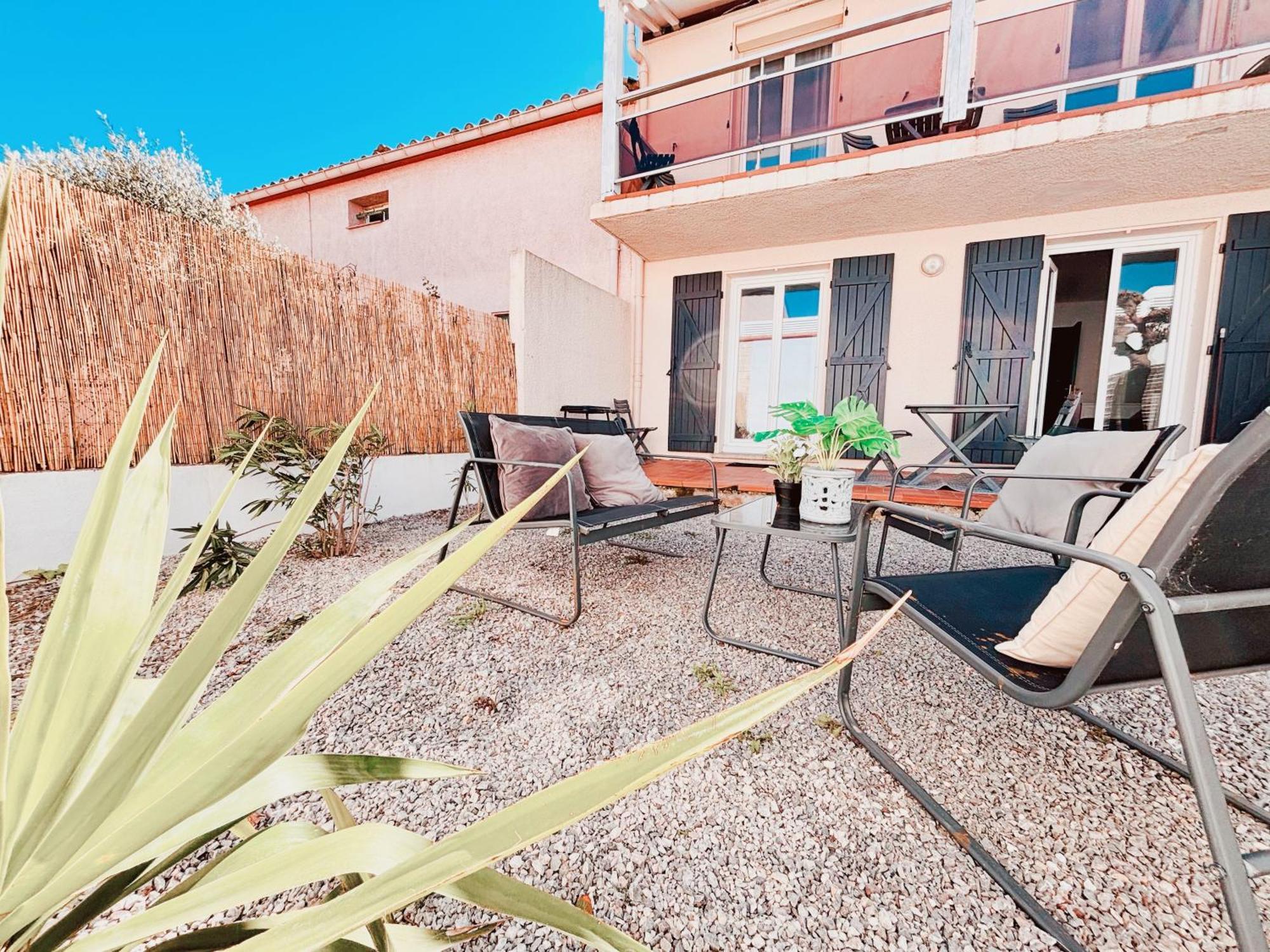 Appartement Avec Jardin Privatif A 300M De La Plage *2* Canet-en-Roussillon Luaran gambar